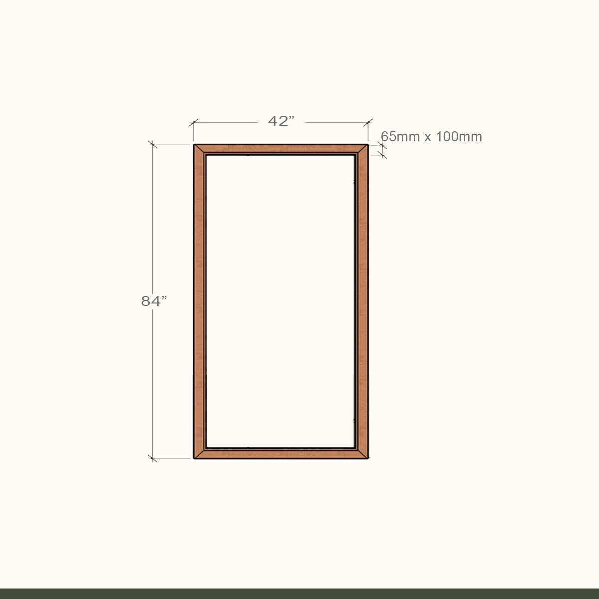 Premium WPC MAIN Door Frame 42Series