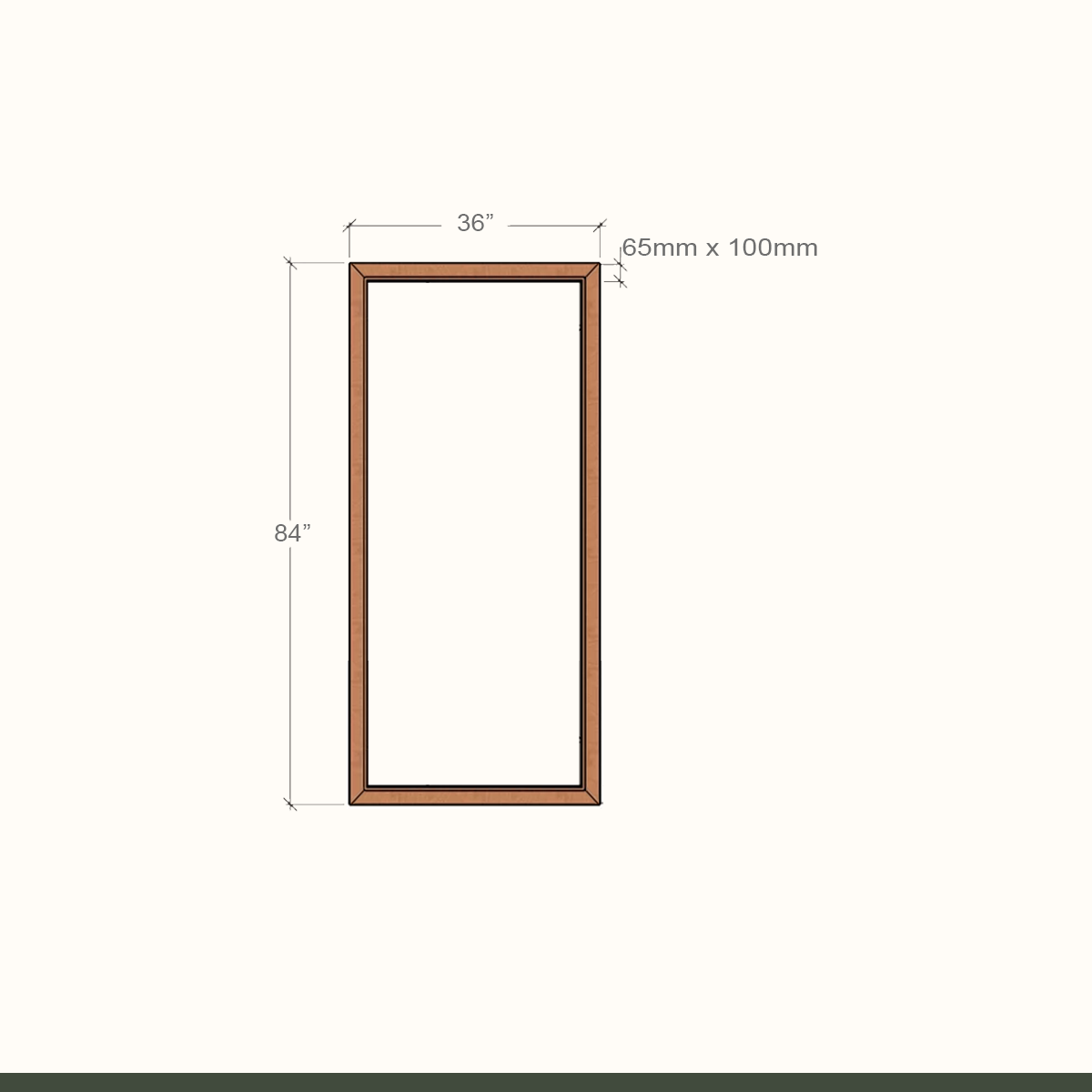 Premium WPC UTILITY Door Frame 42Series