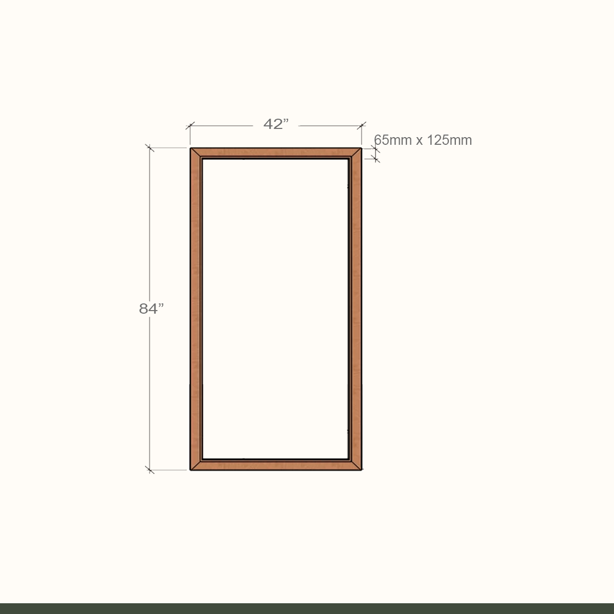 Premium WPC MAIN Door Frame 52Series