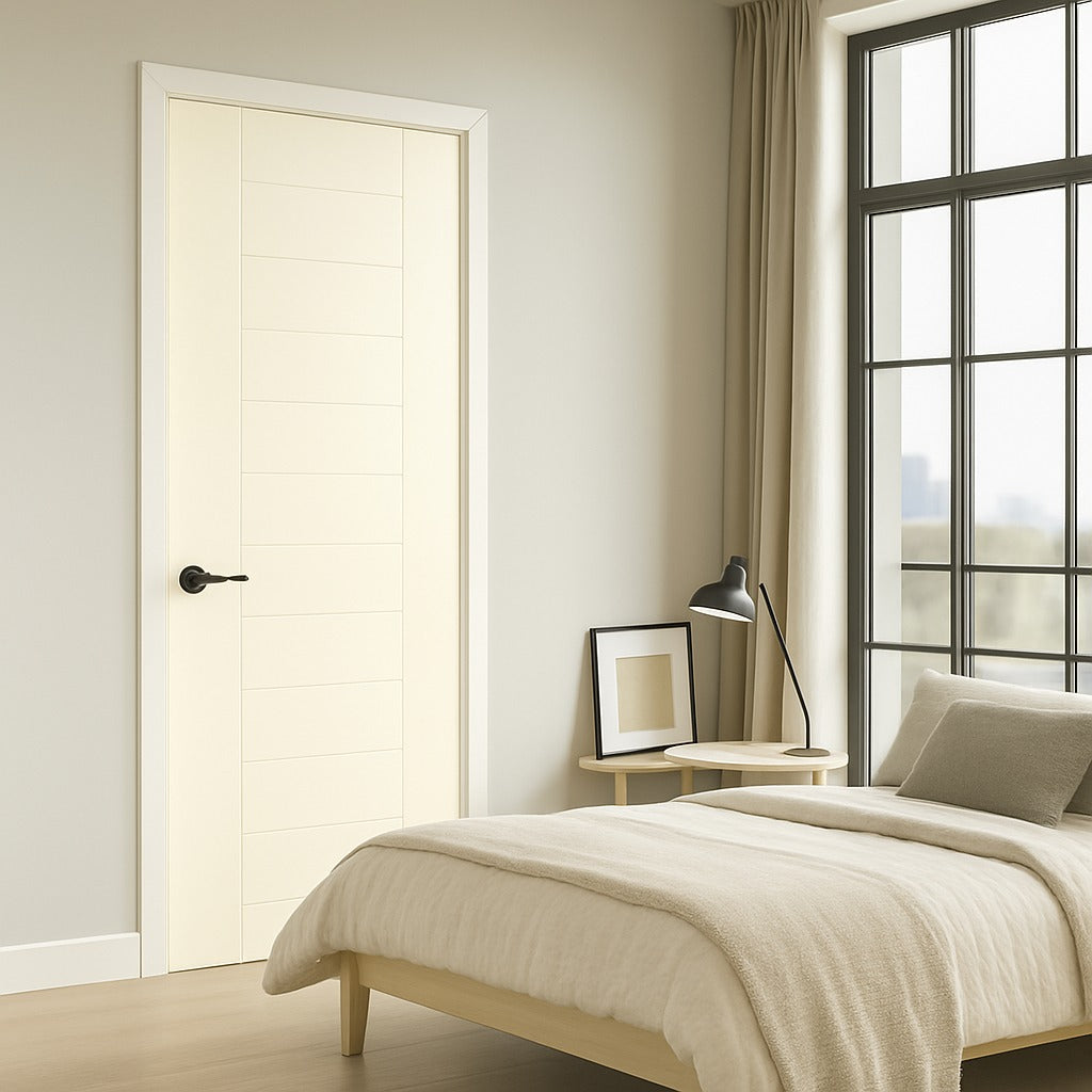 30mm WPC 550D Groove Door | Waterproof Bathroom & Utility Door
