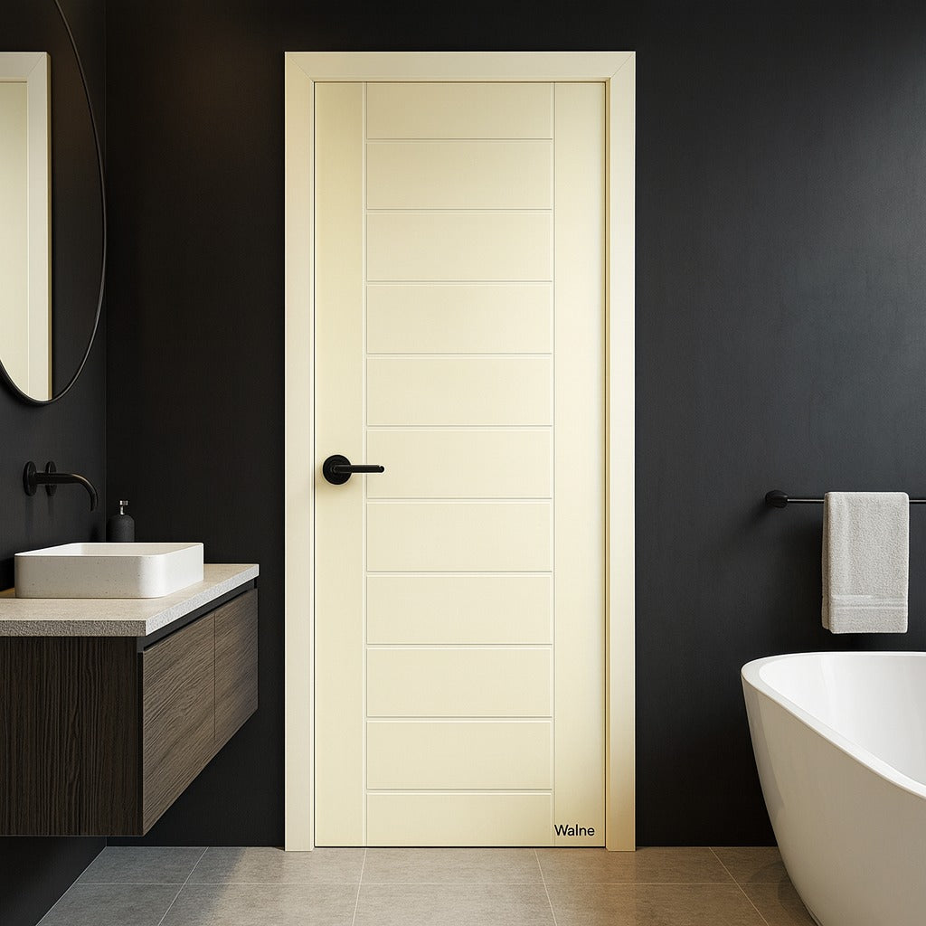 30mm WPC 550D Groove Door – Waterproof Bathroom & Utility Door | Wallme