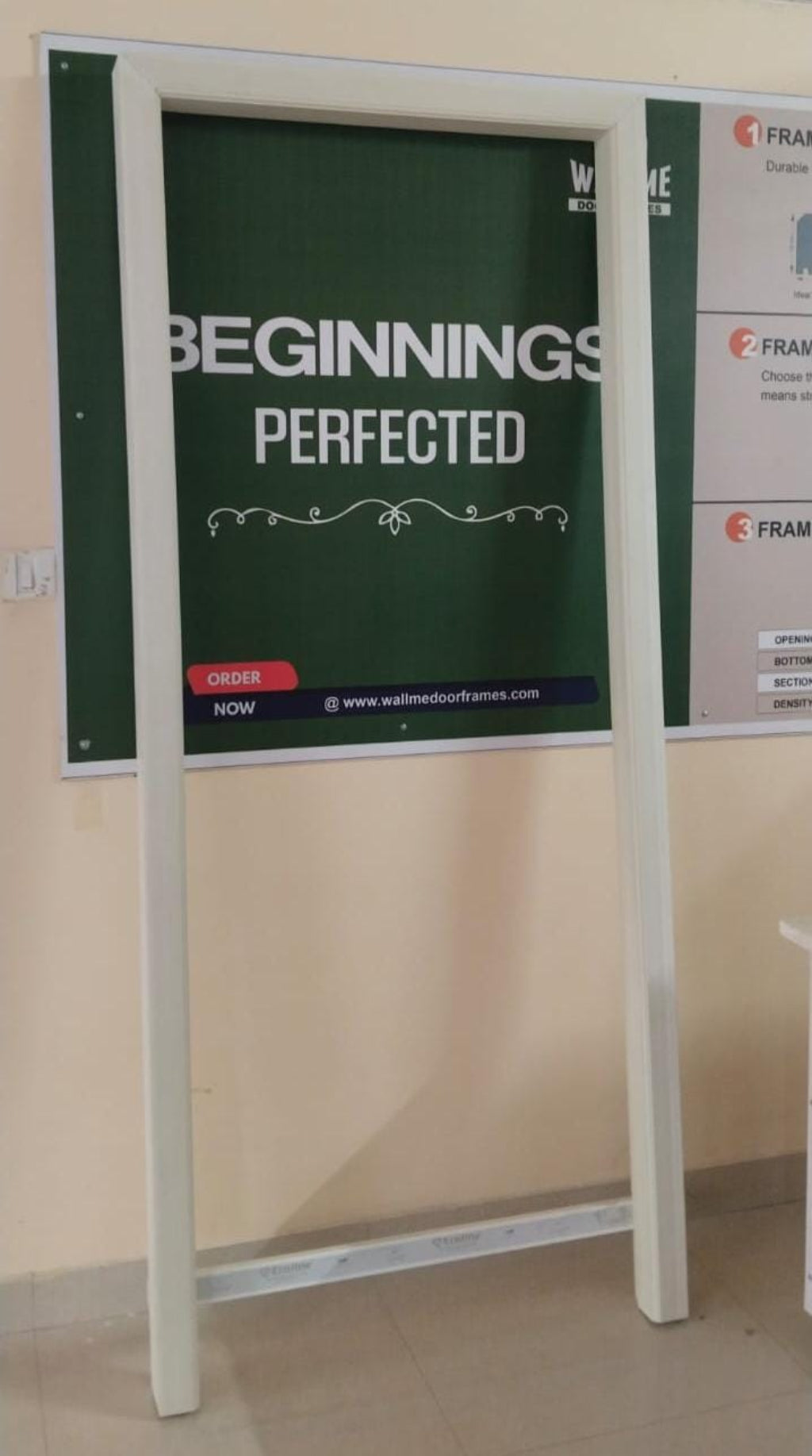 42 Series WPC Bedroom Door Frame | Moisture-Resistant Frame